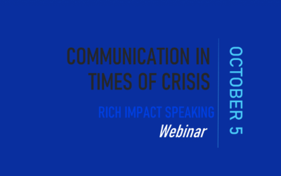 Communication in times of crisis